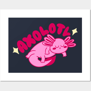 Axolotl Posters and Art